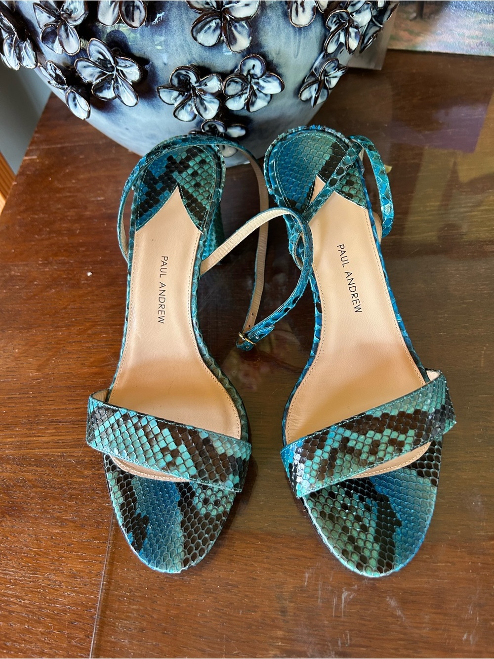 Paul Andrew Ankle Sandals $995 New EU 39.5